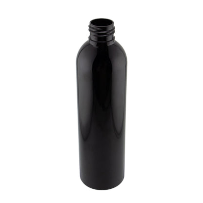 250ml Botella de Plástico PET - Rosca R-24 - Negro