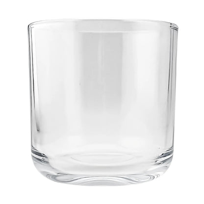 520ml - Valencia Vaso de Vidrio para Velas con Base Redondo - Cristal Transparente - Candle Craft