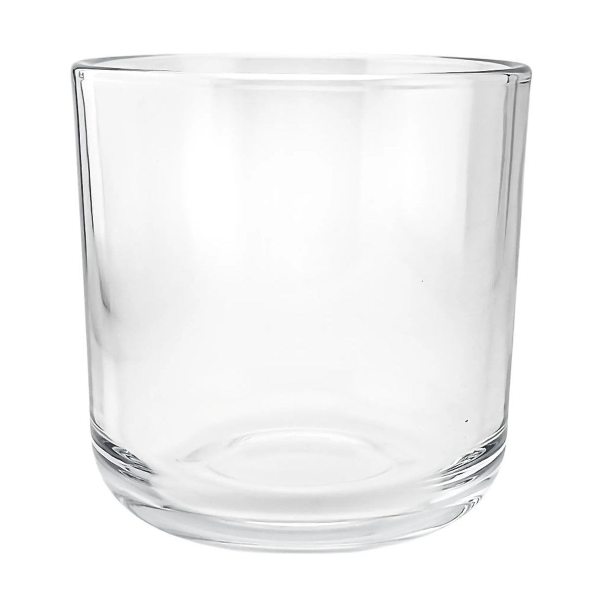 520ml - Valencia Vaso de Vidrio para Velas con Base Redondo - Cristal Transparente - Candle Craft
