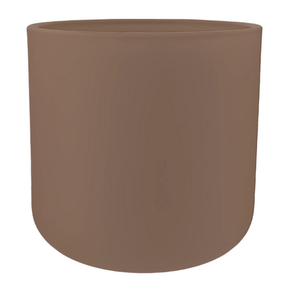 520ml - Valencia Vaso de Vidrio para Velas con Base Redondo - Frasco Mocha Mousse - Color del año - Café Mate - Candle Craft