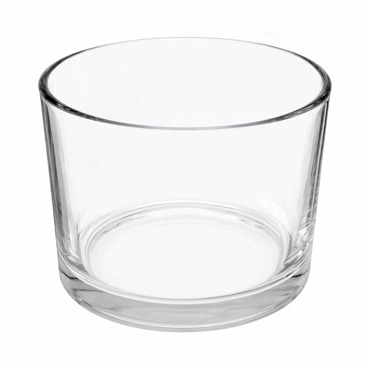 540ml - Mónaco Vaso de vidrio para velas - Frasco Cristal Transparente - Candle Craft