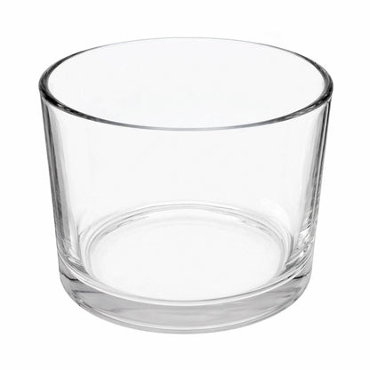 540ml - Mónaco Vaso de vidrio para velas - Frasco Cristal Transparente - Candle Craft