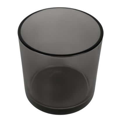560ml - Mónaco Vaso de vidrio para velas - Gris Transparente