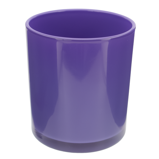 560ml - Mónaco Vaso de vidrio para velas - Morado Brillante
