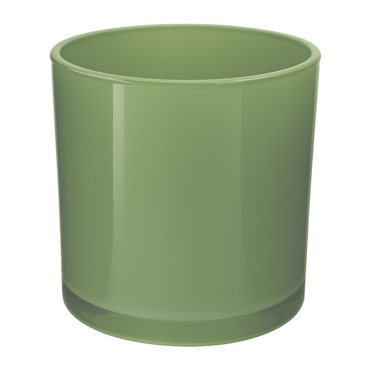 560ml - Mónaco Vaso de vidrio para velas - Verde Menta Brillante