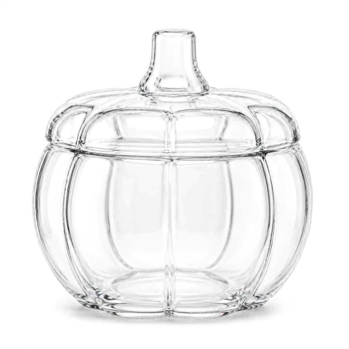 560ml - Calabaza de Vidrio para Velas - Vaso Decorativo para Halloween - Cristal Transparente - Candle Craft