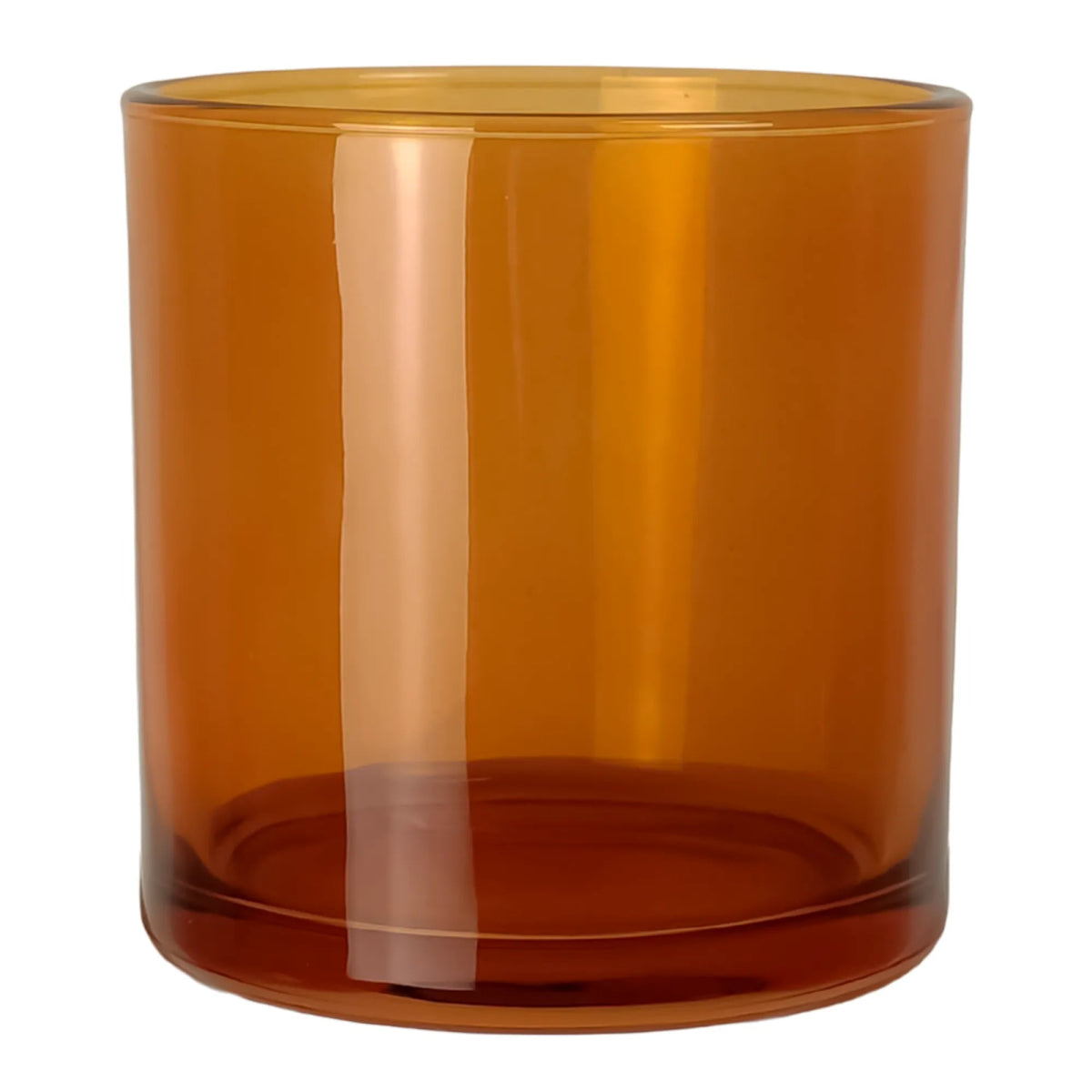 560ml - Mónaco Vaso de vidrio para velas - Frasco Ámbar Transparente - Candle Craft