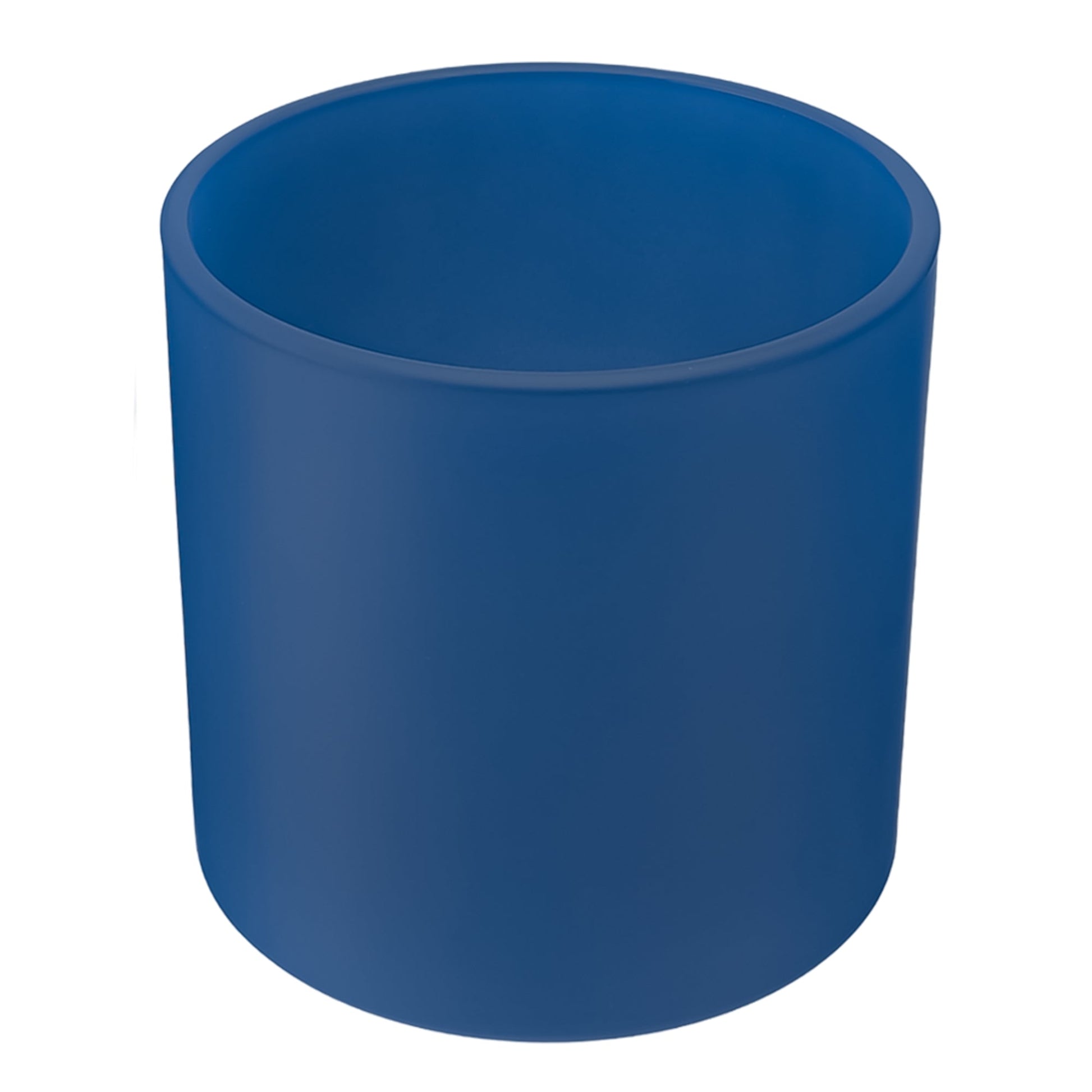 560ml - Mónaco Vaso de vidrio para velas - Frasco Azul Nocturno - Mate - Candle Craft