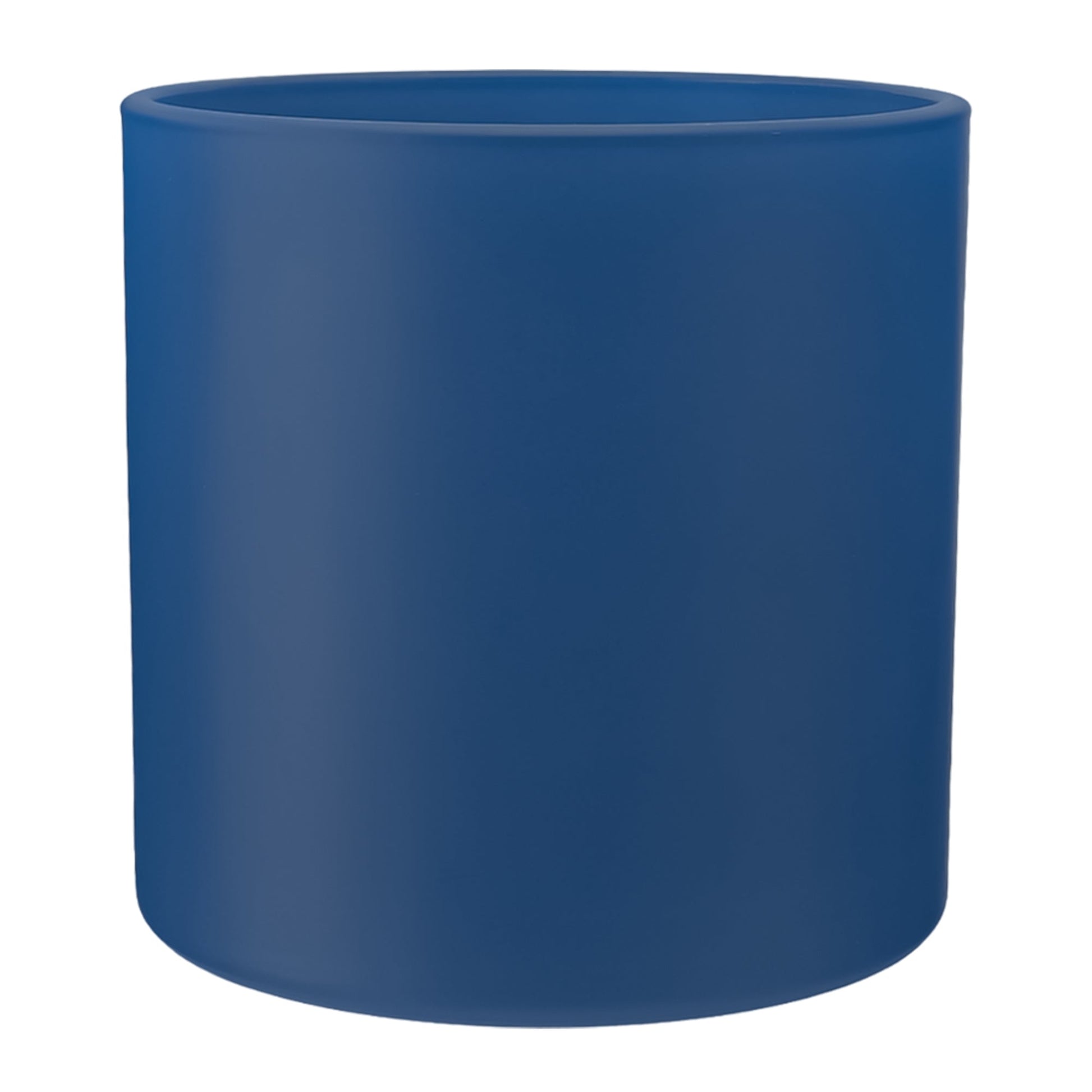 560ml - Mónaco Vaso de vidrio para velas - Frasco Azul Nocturno - Mate - Candle Craft