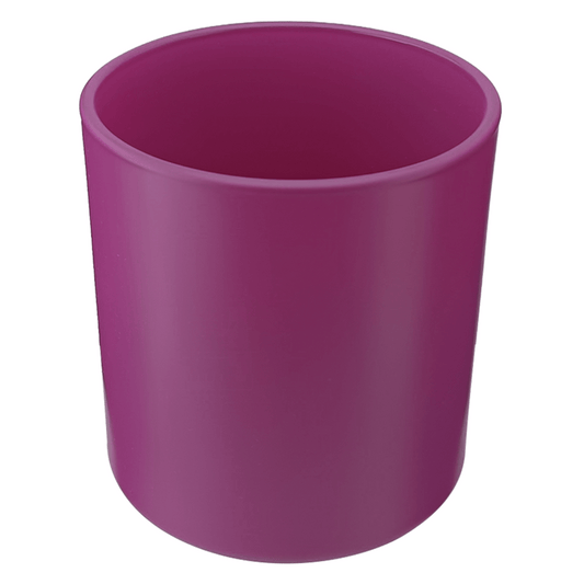 560ml - Mónaco Vaso de vidrio para velas - Frasco Fucsia Morado - Mate - Candle Craft