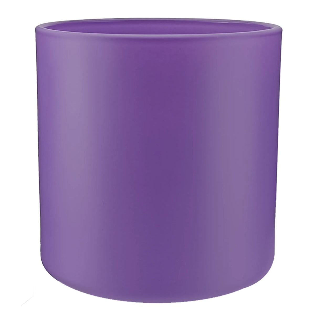 560ml - Mónaco Vaso de vidrio para velas - Frasco Morado - Mate - Candle Craft