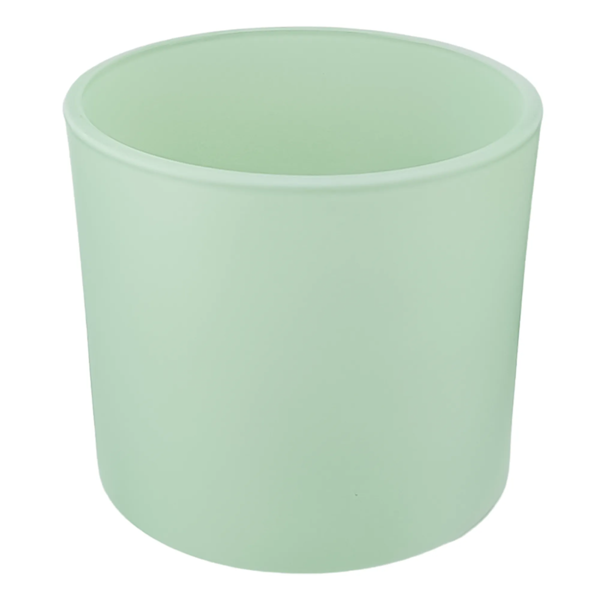 560ml - Mónaco Vaso de vidrio para velas - Frasco Verde Menta - Mate - Candle Craft