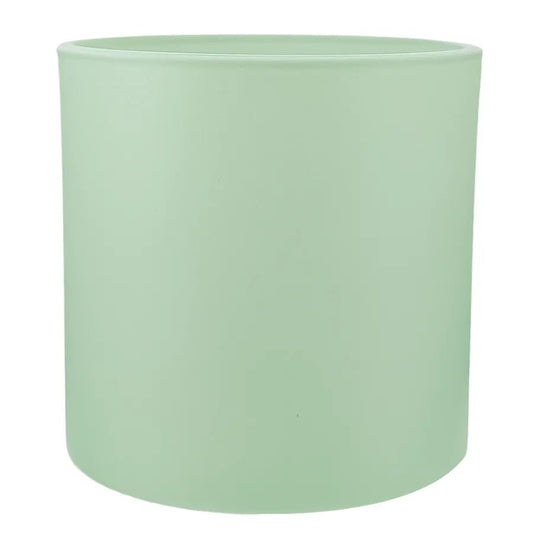 560ml - Mónaco Vaso de vidrio para velas - Frasco Verde Menta - Mate - Candle Craft