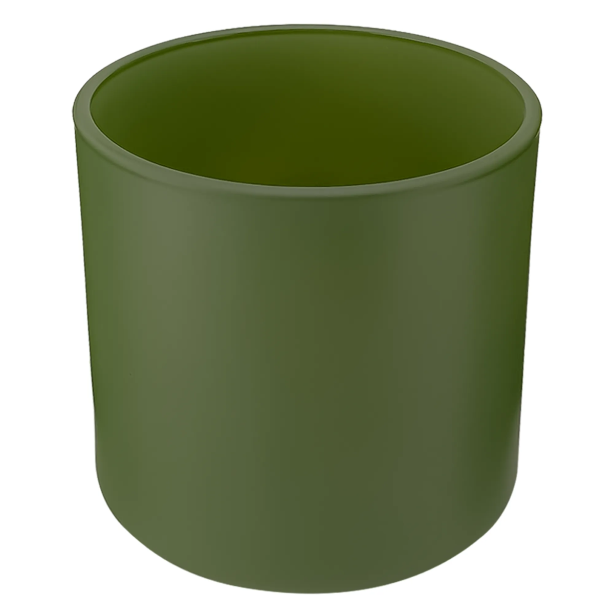 560ml - Mónaco Vaso de vidrio para velas - Frasco Verde Salvia - Mate - Candle Craft