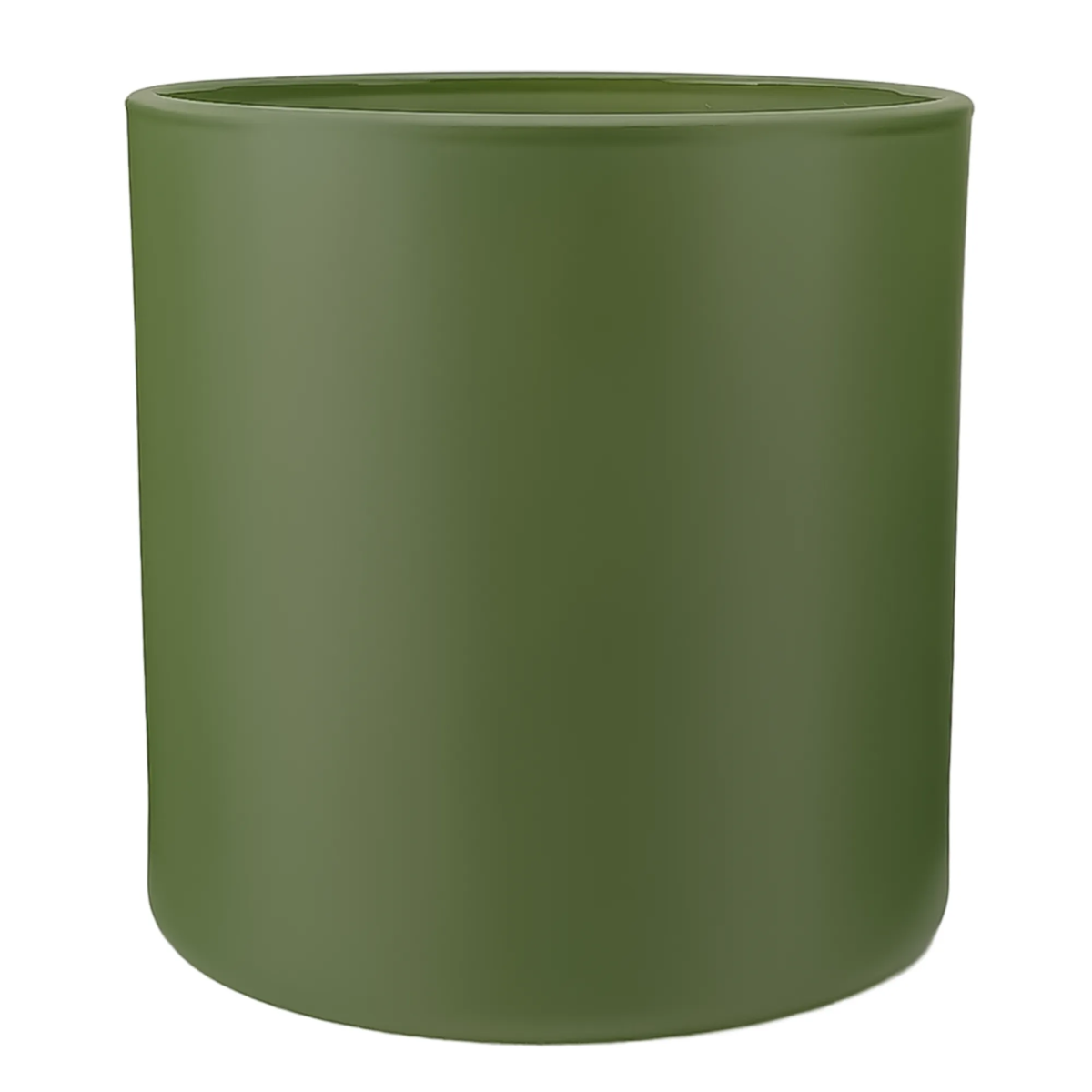 560ml - Mónaco Vaso de vidrio para velas - Frasco Verde Salvia - Mate - Candle Craft