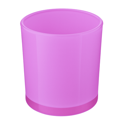 560ml - Mónaco Vaso de vidrio para velas - Fucsia Rosa Brillante - Candle Craft