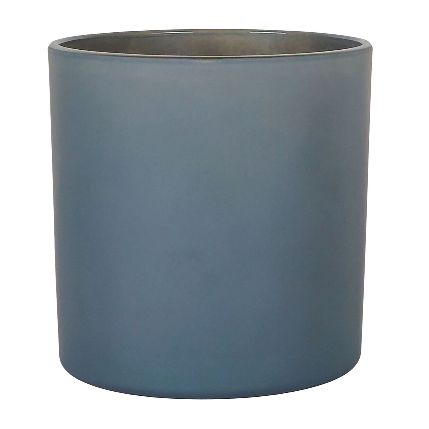 560ml - Mónaco Vaso de vidrio para velas - Gris Carbón Mate - Candle Craft