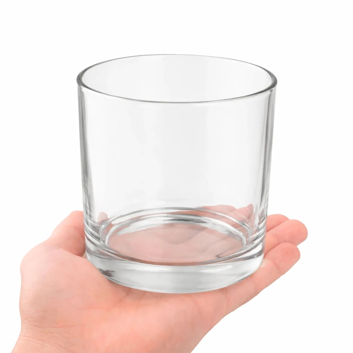 560ml - Mónaco Vaso de vidrio para velas - Transparente - Candle Craft