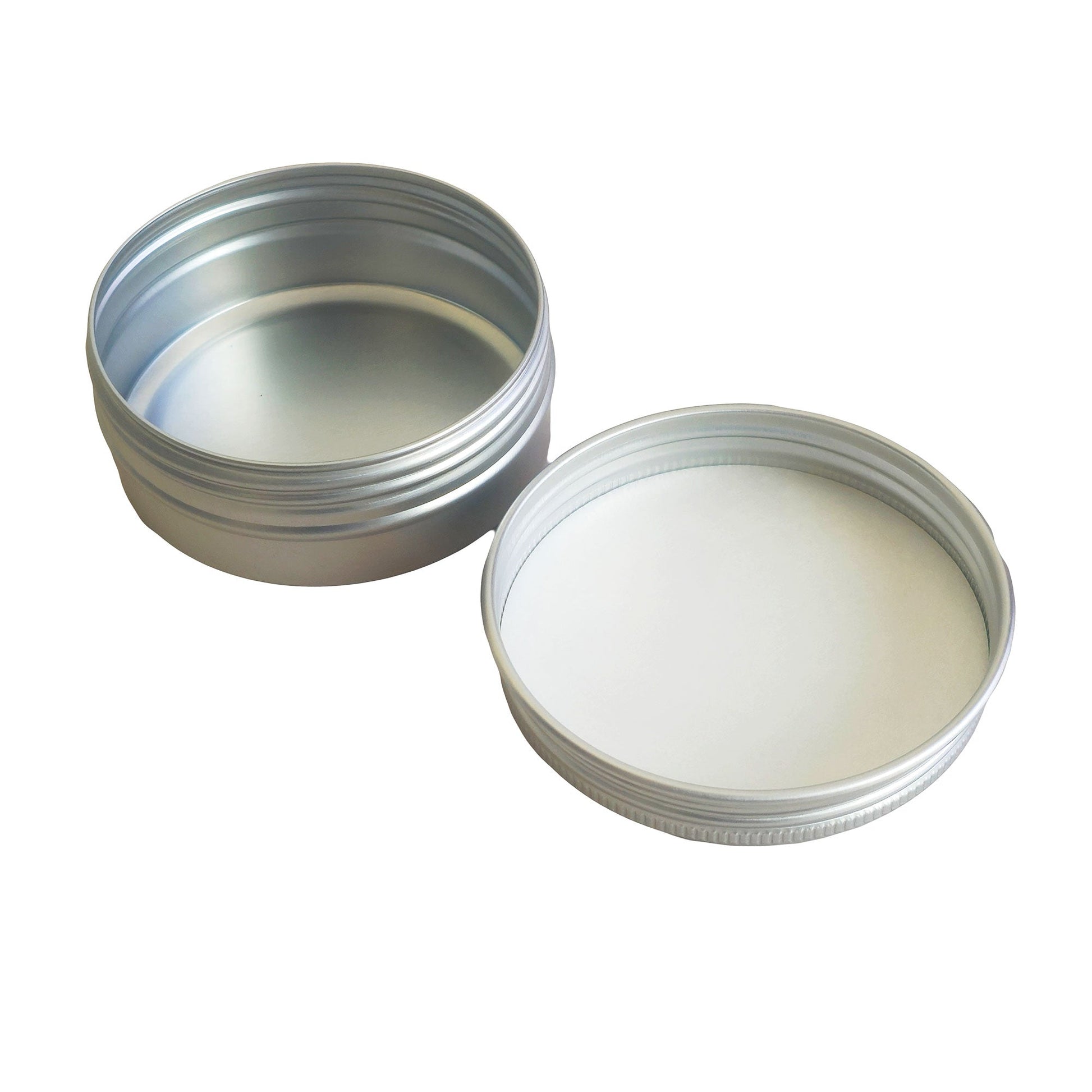 5ml - La Paz Pomadera de Aluminio - Lata de Aluminio - Plata - Candle Craft