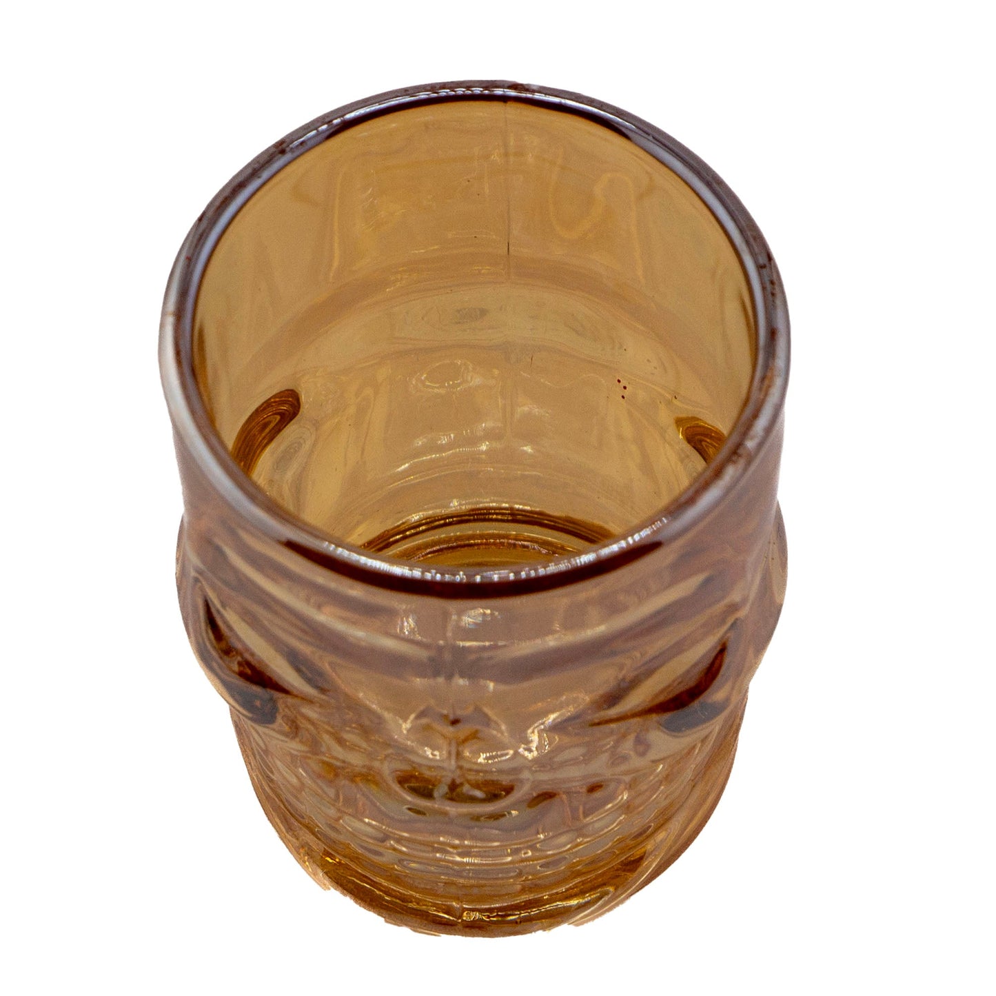 60ml - Mónaco Vaso Calavera de vidrio para velas - Transparente Tornasol - Candle Craft