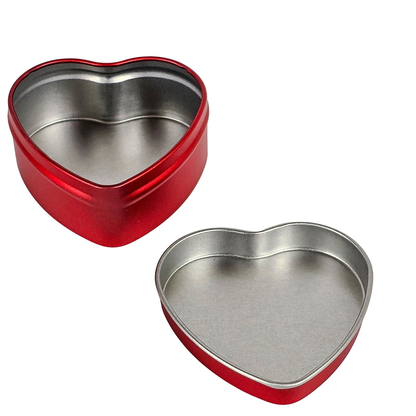 60ml - Tokio Lata de Aluminio Corazón Amor para velas - Rojo Tinto - Candle Craft