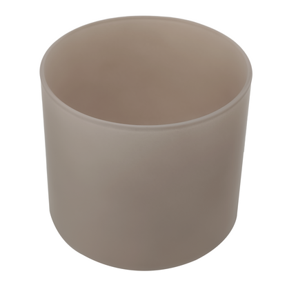 620ml - Mónaco Vaso de vidrio para velas - Inspirado en Bath Body Works® / White Barn® - Gris / Café Mate