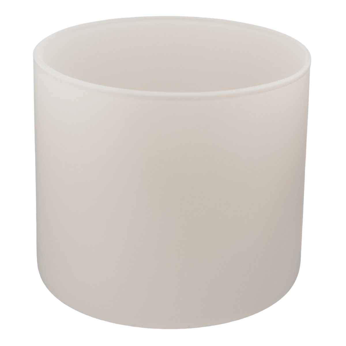 620ml - Mónaco Vaso de vidrio para velas - Inspirado en Bath Body Works® / White Barn® - Blanco / Beige - Candle Craft