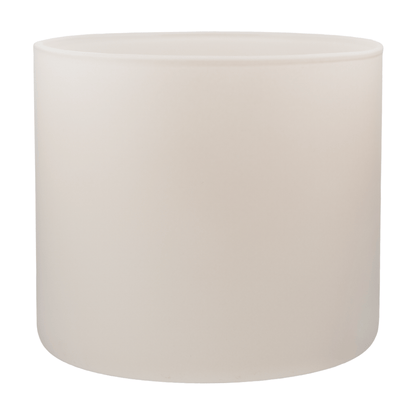 620ml - Mónaco Vaso de vidrio para velas - Inspirado en Bath Body Works® / White Barn® - Blanco / Beige - Candle Craft