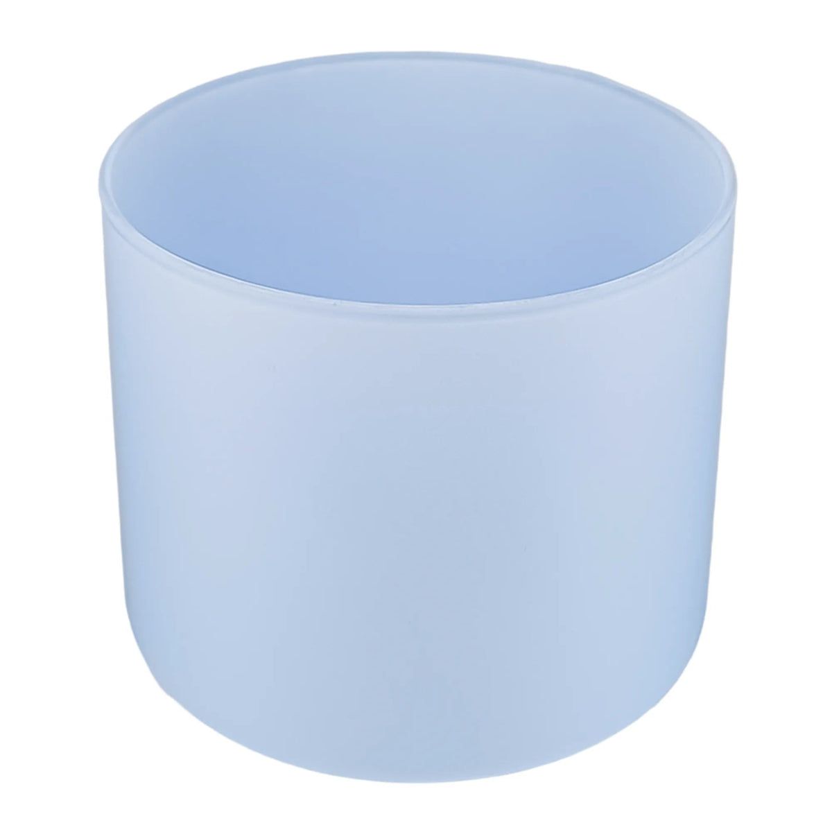 620ml - Mónaco Vaso de vidrio para velas - Inspirado en Bath Body Works® / White Barn® - Frasco Azul Bebé Azul Cielo Claro Mate - Candle Craft