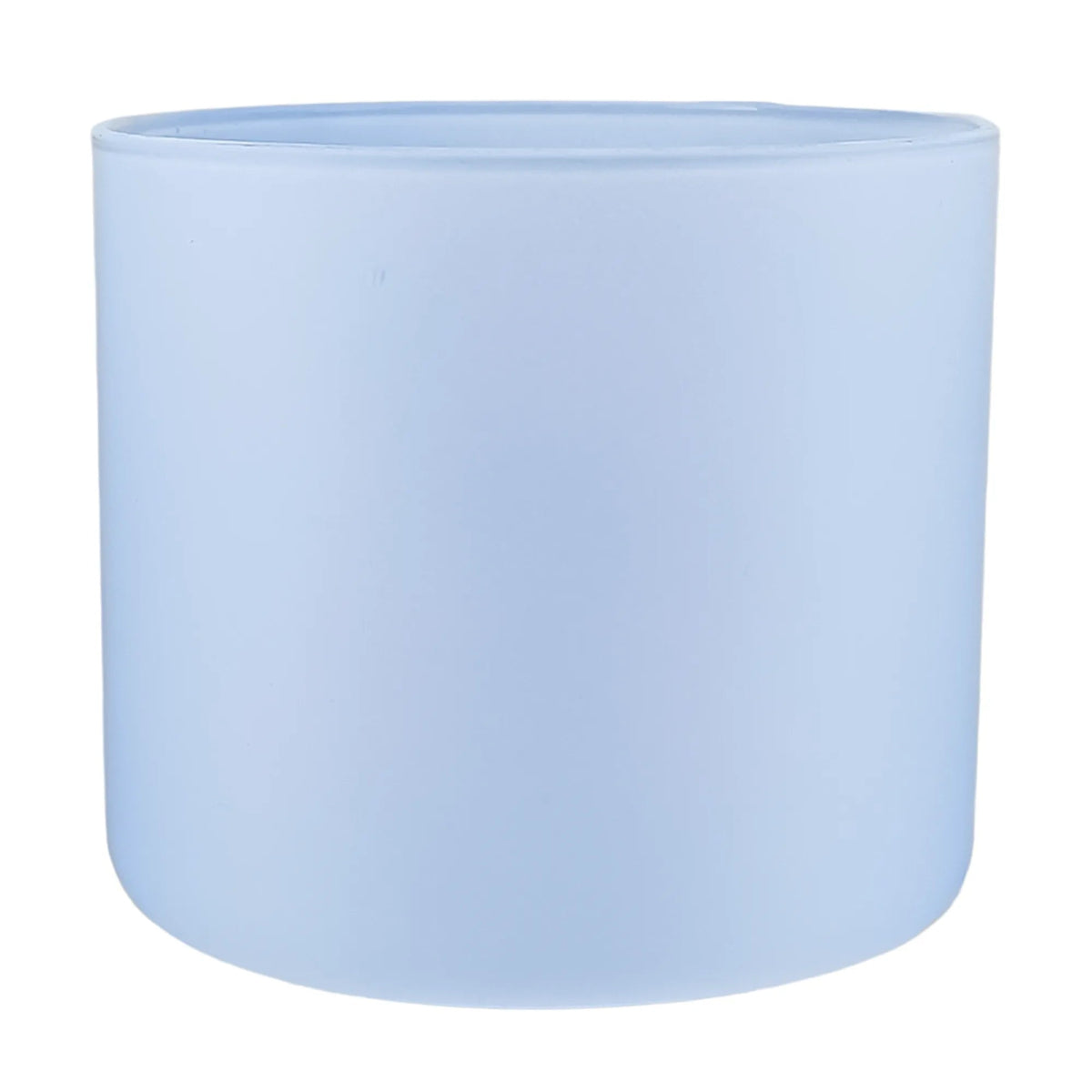620ml - Mónaco Vaso de vidrio para velas - Inspirado en Bath Body Works® / White Barn® - Frasco Azul Bebé Azul Cielo Claro Mate - Candle Craft