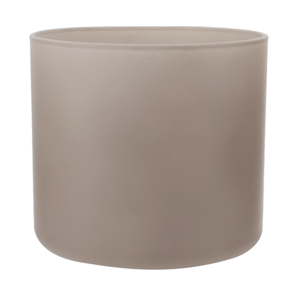 620ml - Mónaco Vaso de vidrio para velas - Inspirado en Bath Body Works® / White Barn® - Gris / Café Mate - Candle Craft