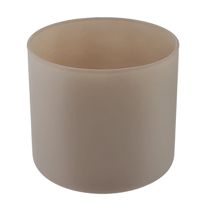 620ml - Mónaco Vaso de vidrio para velas - Inspirado en Bath Body Works® / White Barn® - Gris / Café Mate - Candle Craft