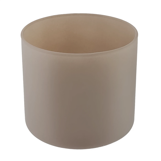 620ml - Mónaco Vaso de vidrio para velas - Inspirado en Bath Body Works® / White Barn® - Gris / Café Mate - Candle Craft