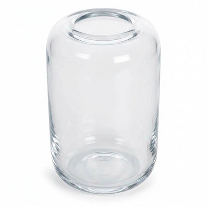 650ml - Florencia Vaso / Cilindro de vidrio soplado artesanal - Frasco Transparente Cristal - Hecho a mano - Candle Craft