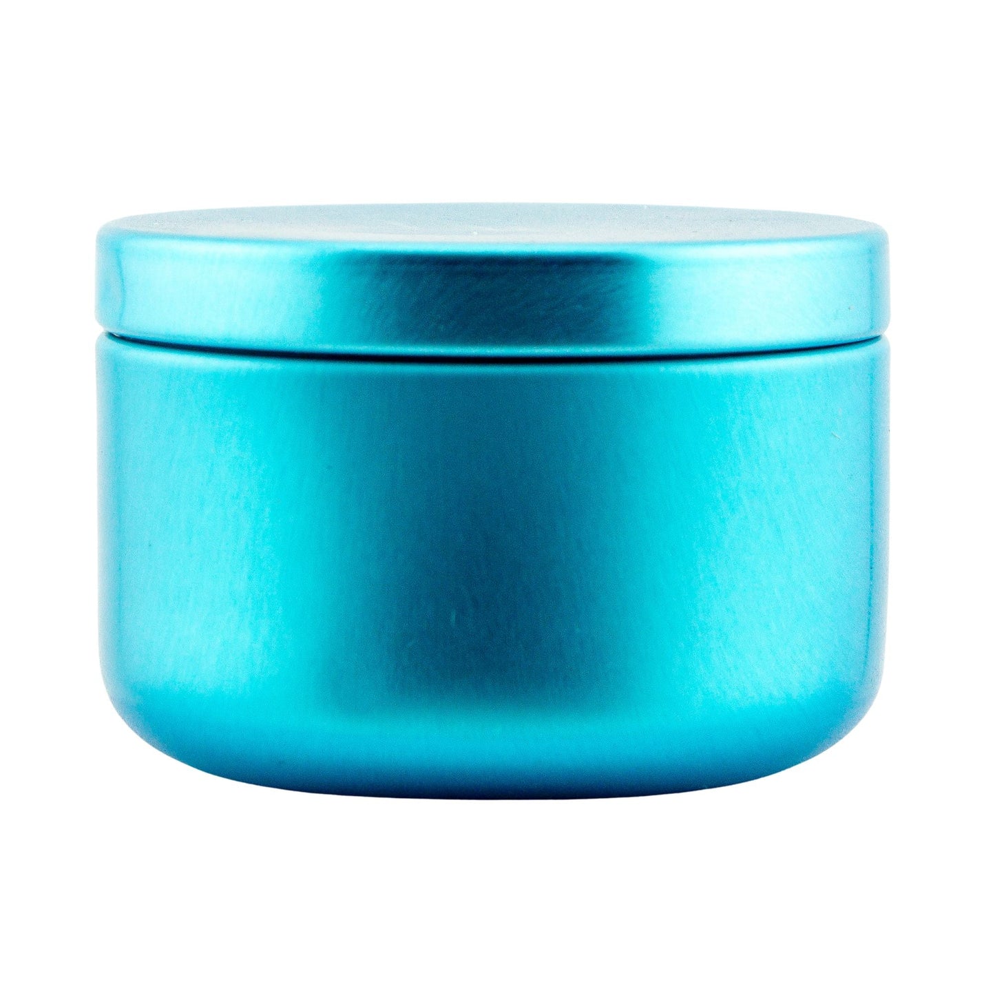 65ml - Tokio Lata de Aluminio Redondo para Velas - Azul Claro - Candle Craft