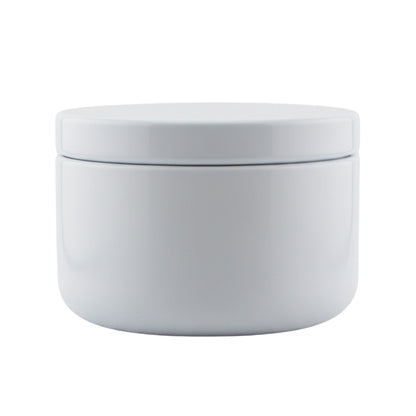 65ml - Tokio Lata de Aluminio Redondo para Velas - Blanco Brillante - Candle Craft