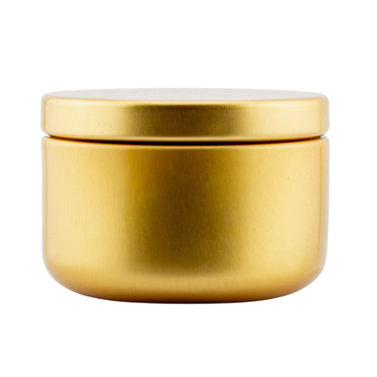 65ml - Tokio Lata de Aluminio Redondo para Velas - Dorado - Candle Craft