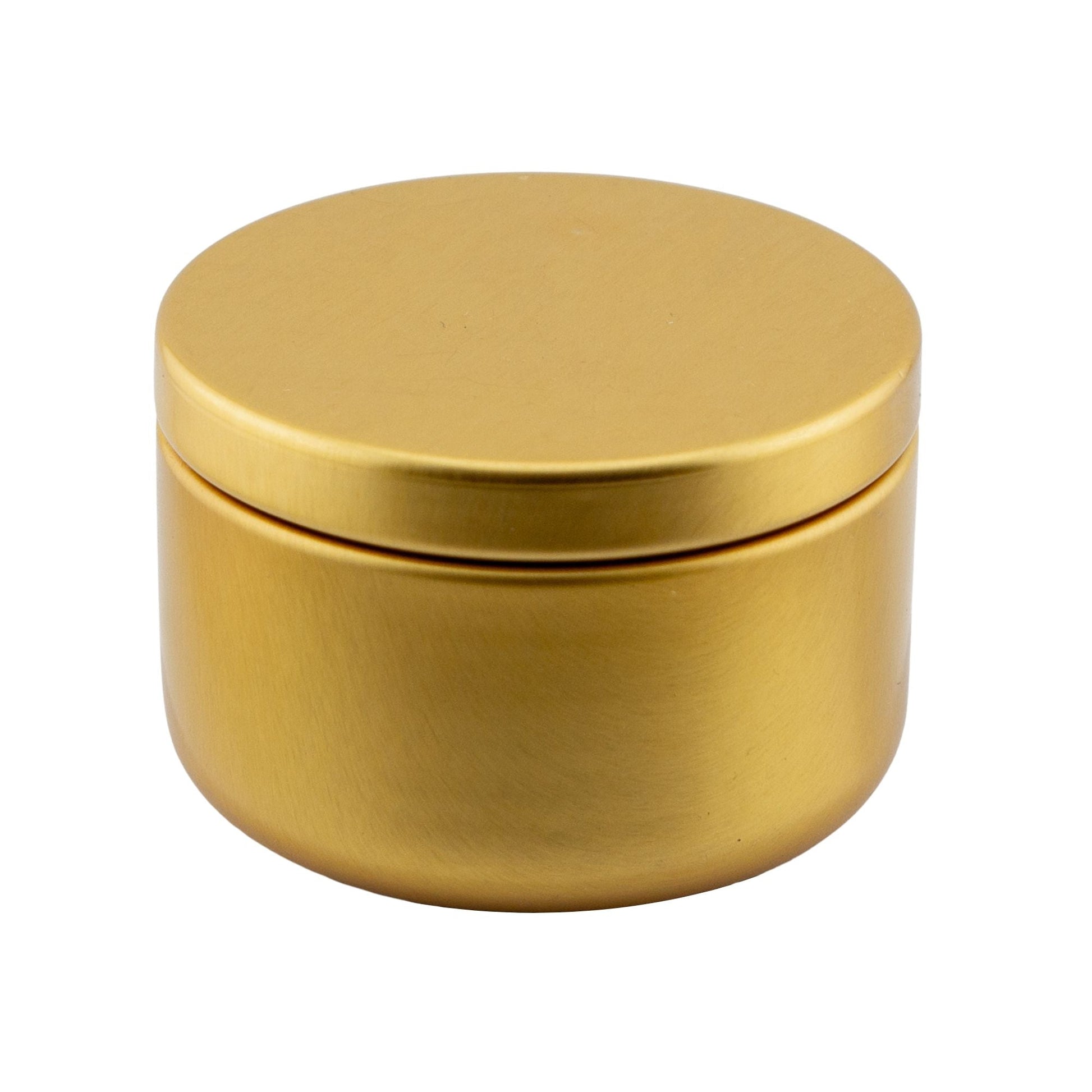 65ml - Tokio Lata de Aluminio Redondo para Velas - Dorado - Candle Craft