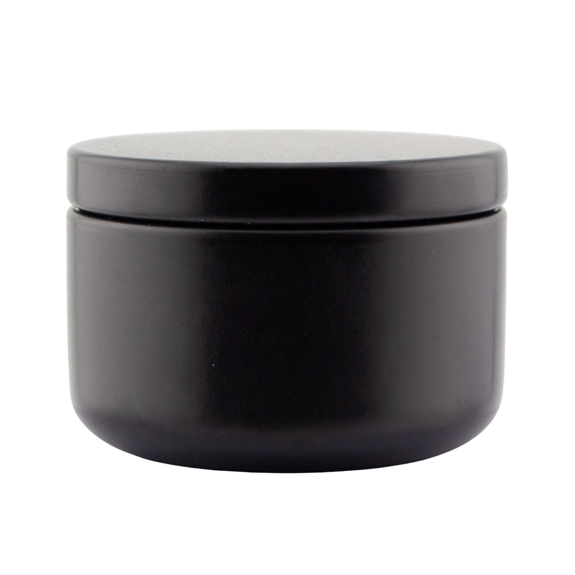 65ml - Tokio Lata de Aluminio Redondo para Velas - Negro Mate - Candle Craft