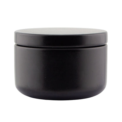 65ml - Tokio Lata de Aluminio Redondo para Velas - Negro Mate - Candle Craft