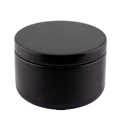 65ml - Tokio Lata de Aluminio Redondo para Velas - Negro Mate - Candle Craft