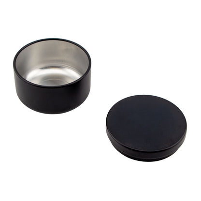65ml - Tokio Lata de Aluminio Redondo para Velas - Negro Mate - Candle Craft