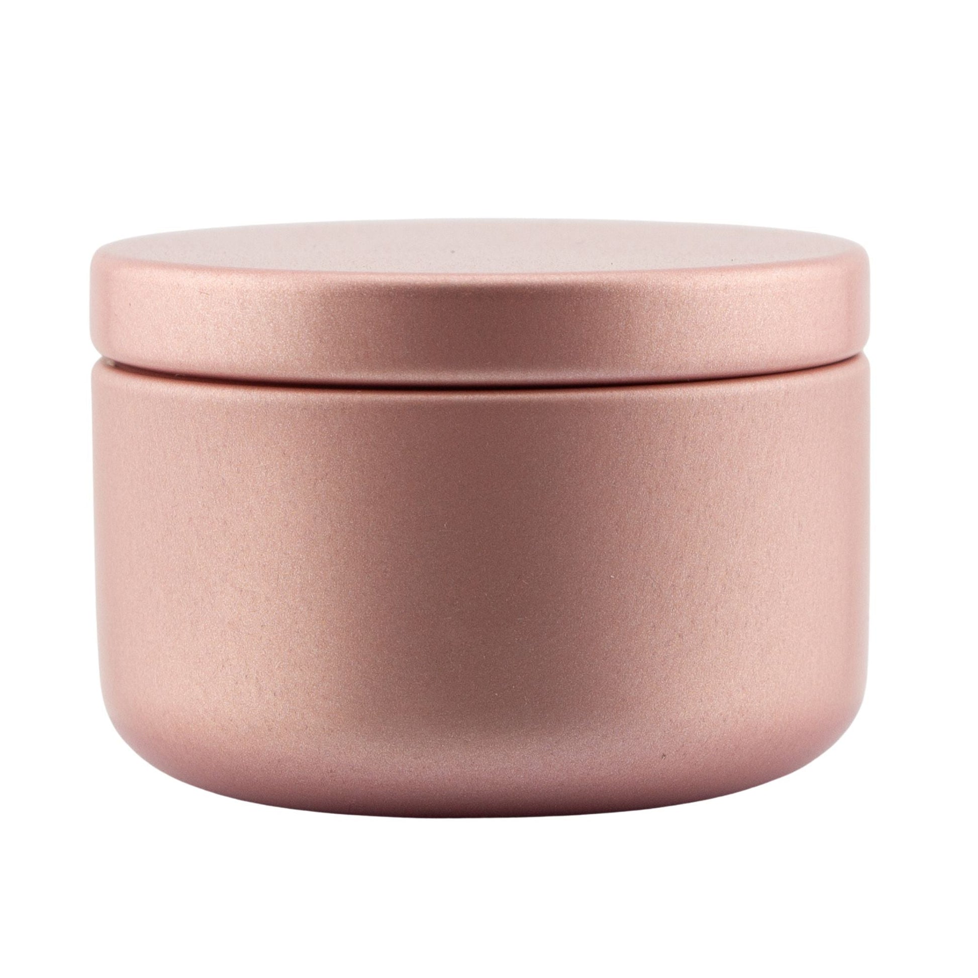 65ml - Tokio Lata de Aluminio Redondo para Velas - Oro Rosado - Rosa Champagne - Candle Craft