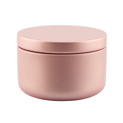 65ml - Tokio Lata de Aluminio Redondo para Velas - Oro Rosado - Rosa Champagne - Candle Craft