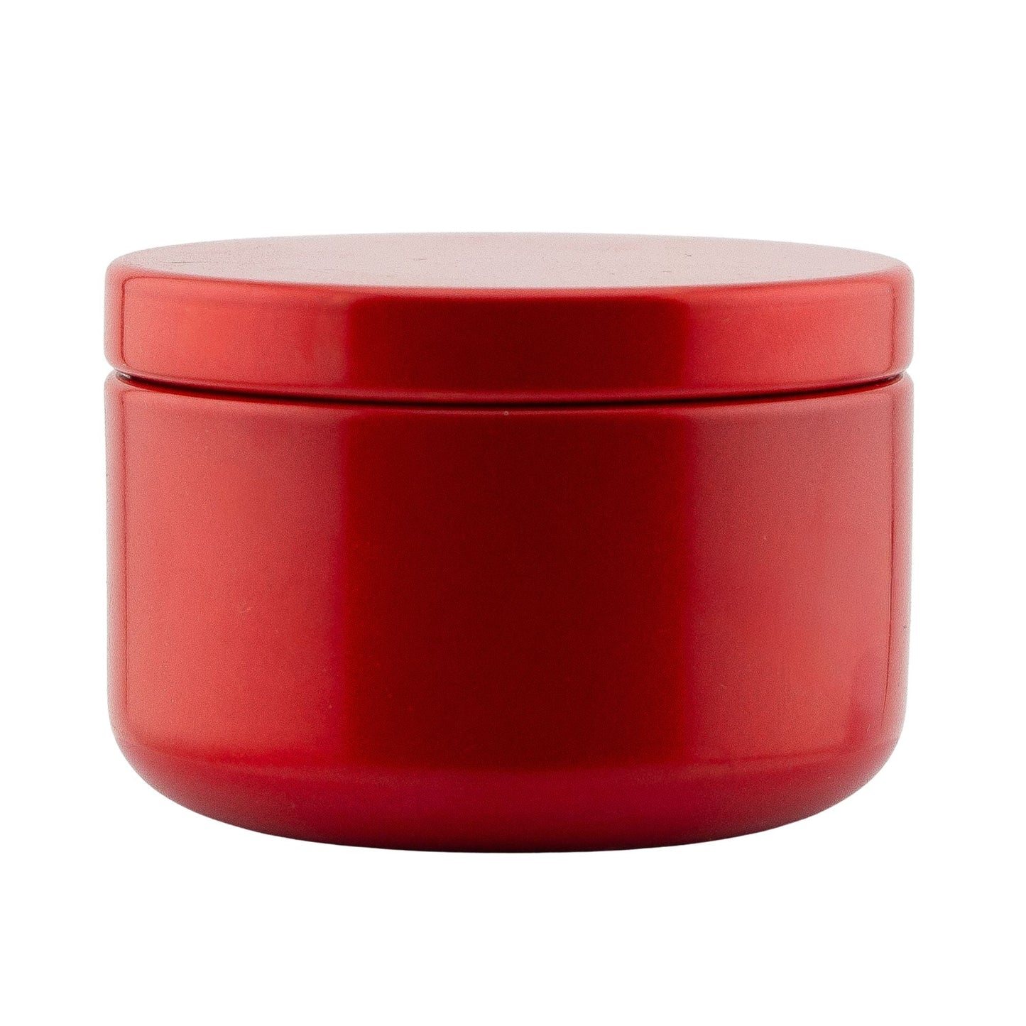 65ml - Tokio Lata de Aluminio Redondo para Velas - Rojo Brillante - Candle Craft