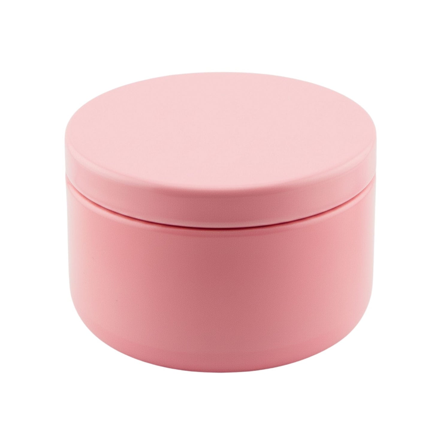 65ml - Tokio Lata de Aluminio Redondo para Velas - Rosa Pastel Brillante - Candle Craft