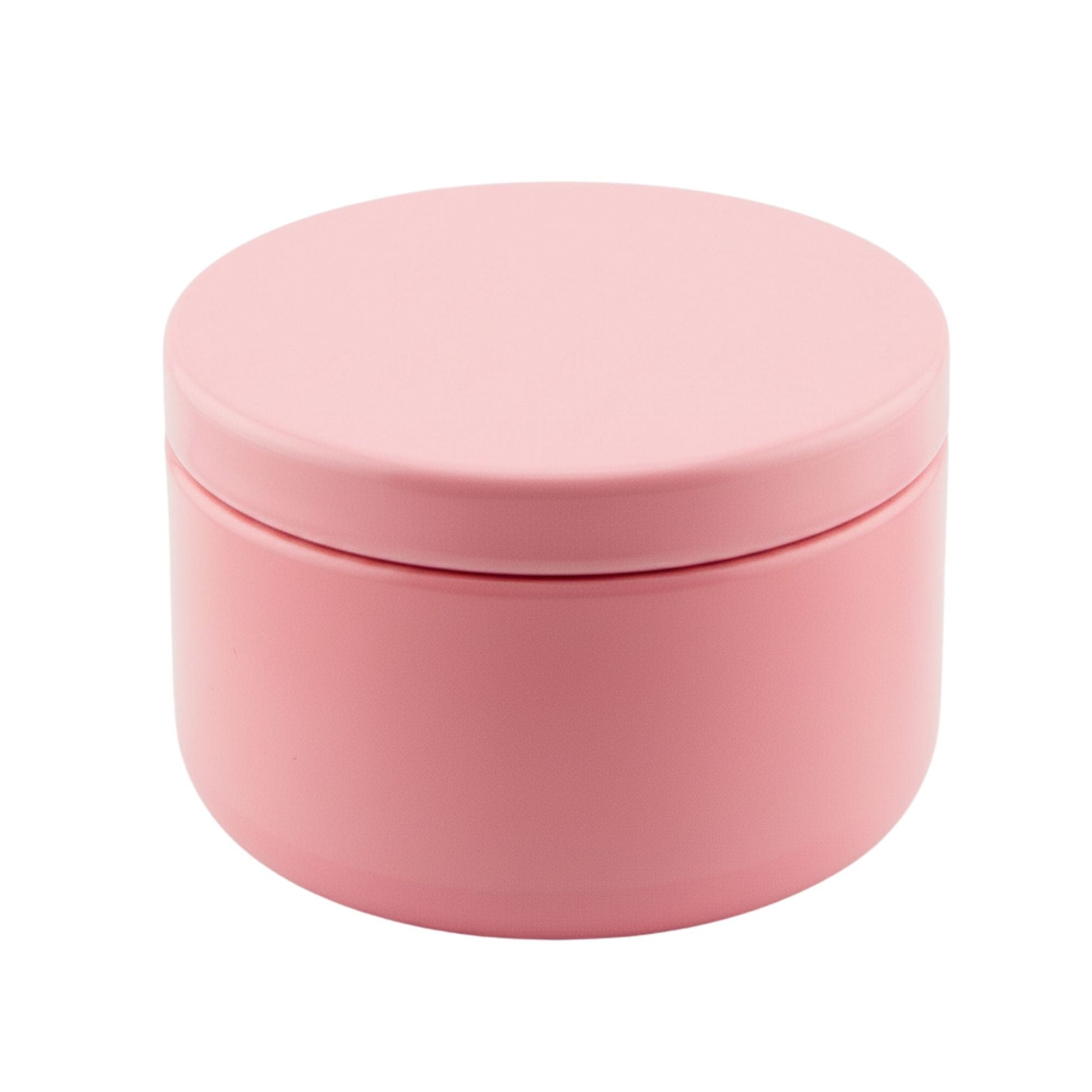 65ml - Tokio Lata de Aluminio Redondo para Velas - Rosa Pastel Brillante - Candle Craft