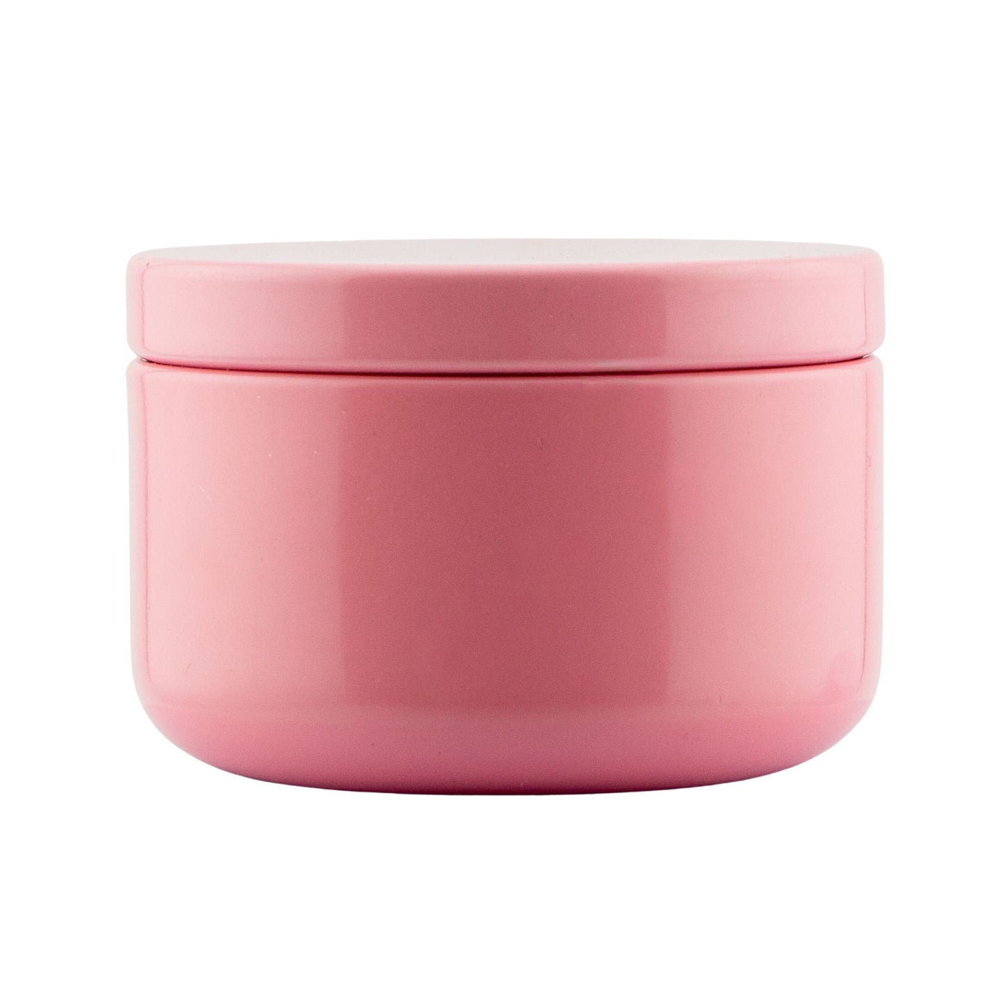 65ml - Tokio Lata de Aluminio Redondo para Velas - Rosa Pastel Brillante - Candle Craft