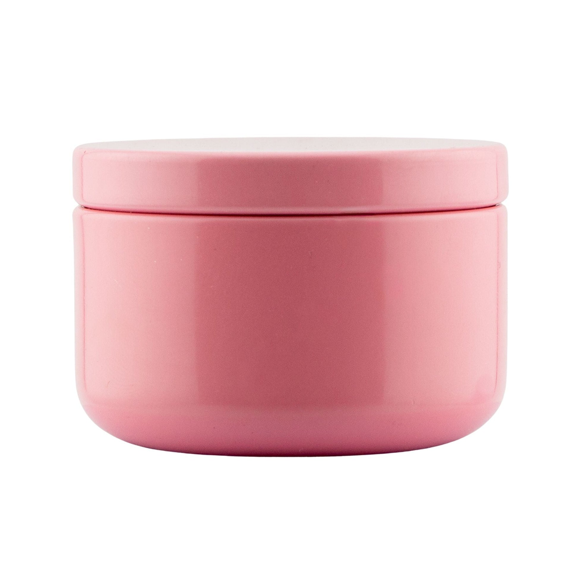 65ml - Tokio Lata de Aluminio Redondo para Velas - Rosa Pastel Brillante - Candle Craft