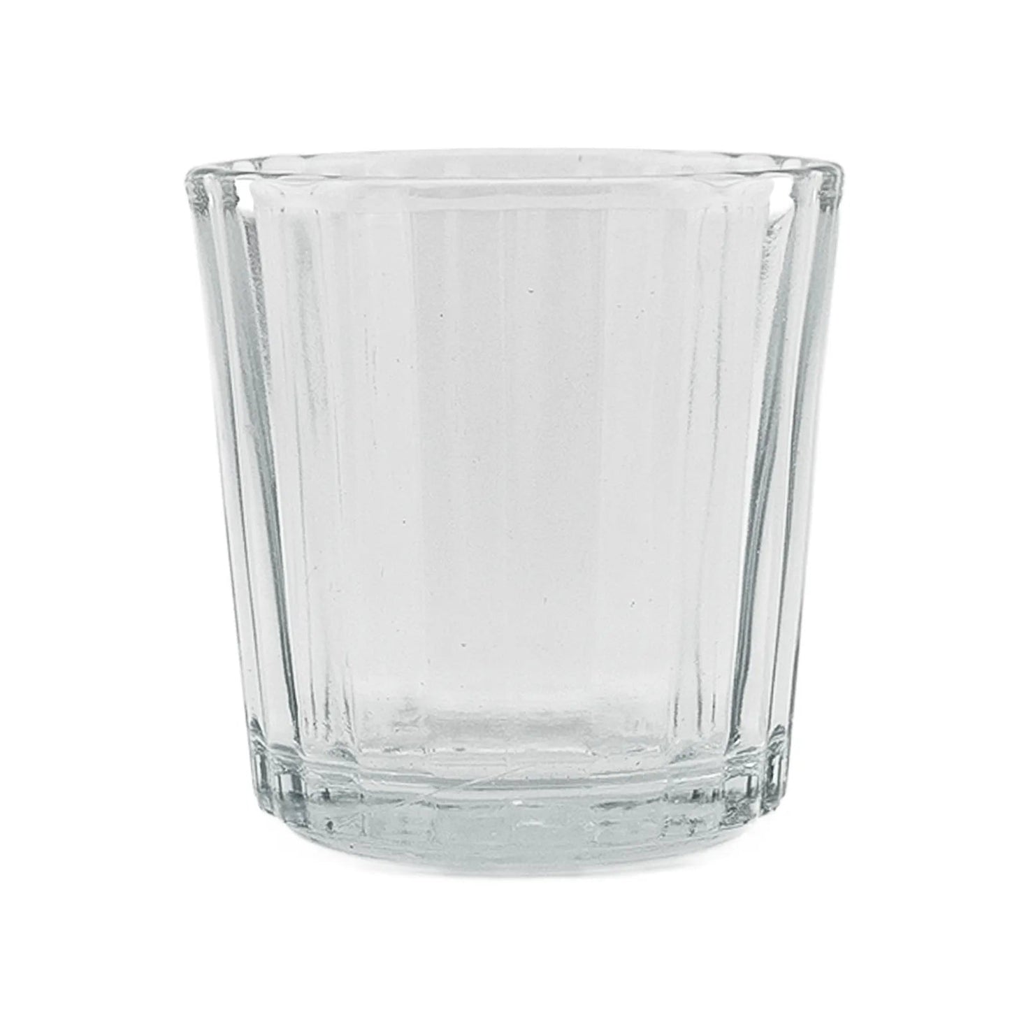 85ml - Veladora con Cruz - Vaso de vidrio para velas - Transparente - Candle Craft